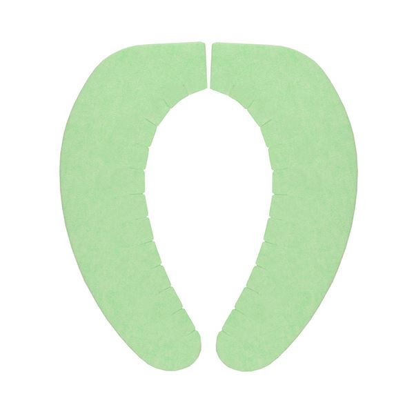 （まとめ） サンコーおくだけ吸着 ズレな~いベンザシート 無地 グリーン KC-56 1組 (×10セット)