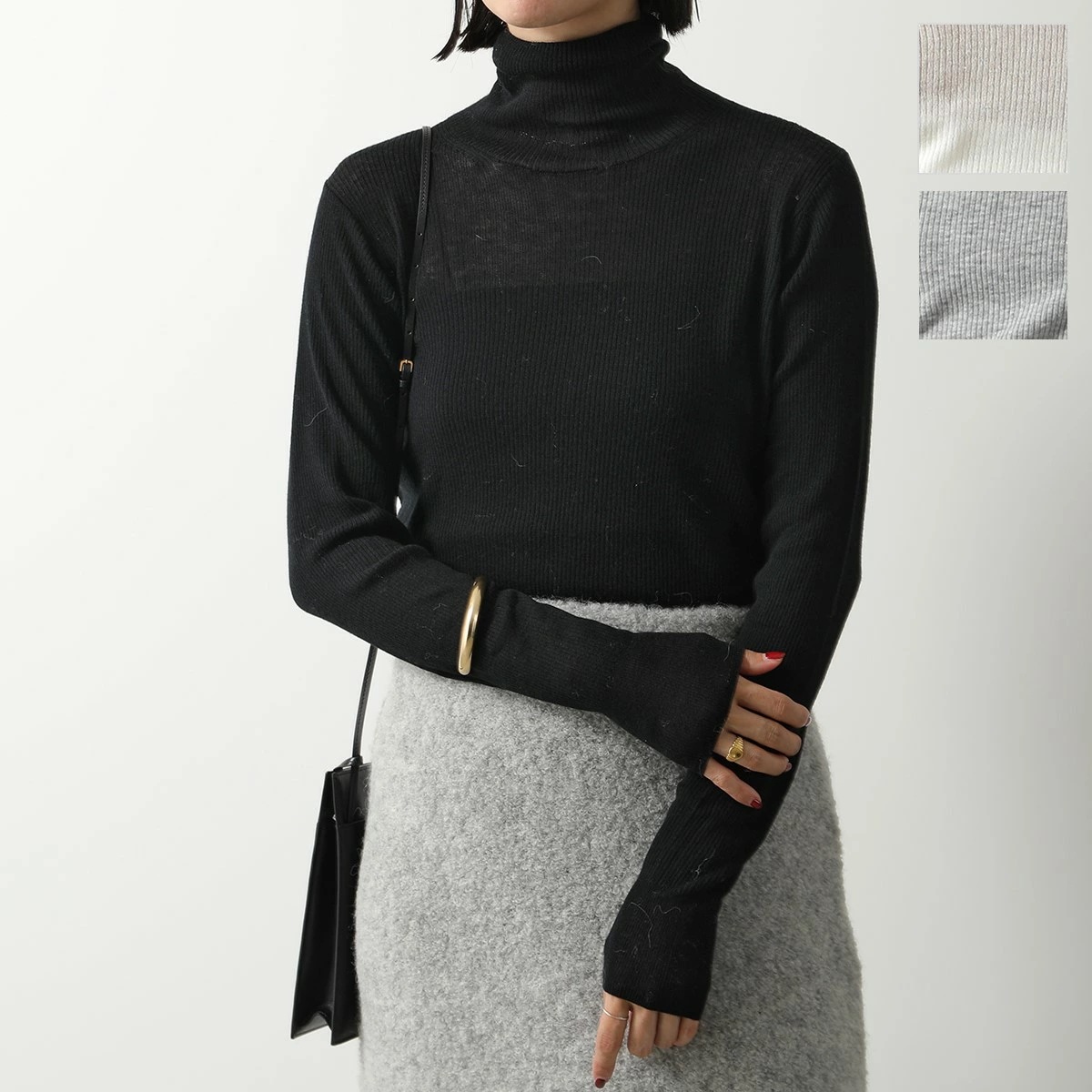 C.T.plage シーティー・プラージュ セーター Original light wool rib turtle 5540H-1 レディース ウール ニット 長袖 タートルネック カラー3色