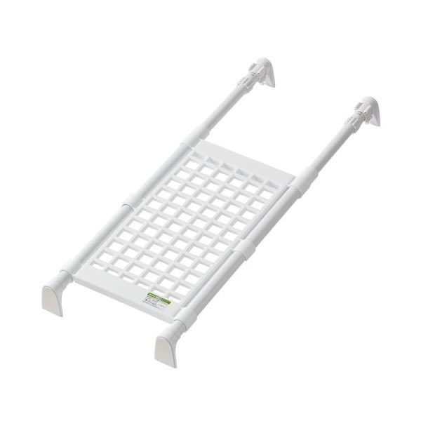 (まとめ) 突っ張り棚/突っ張りラック 伸縮 超強力メッシュラックミニ S 強力 5375cm 10個セット