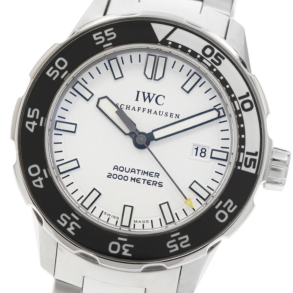 IWC IWC SCHAFFHAUSEN IW356805 アクアタイマー デイト 自動巻き メンズ 良品 _944838【中古】