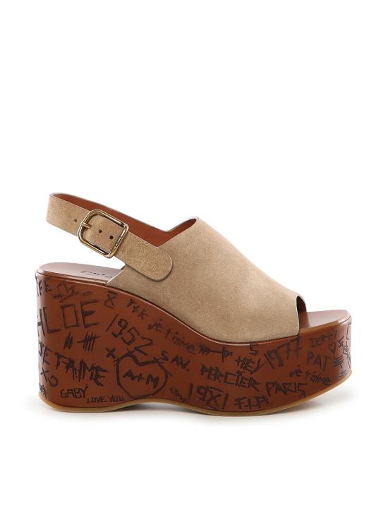 CHLOE Women Sandals CH25A10GRY 751 Desert sand