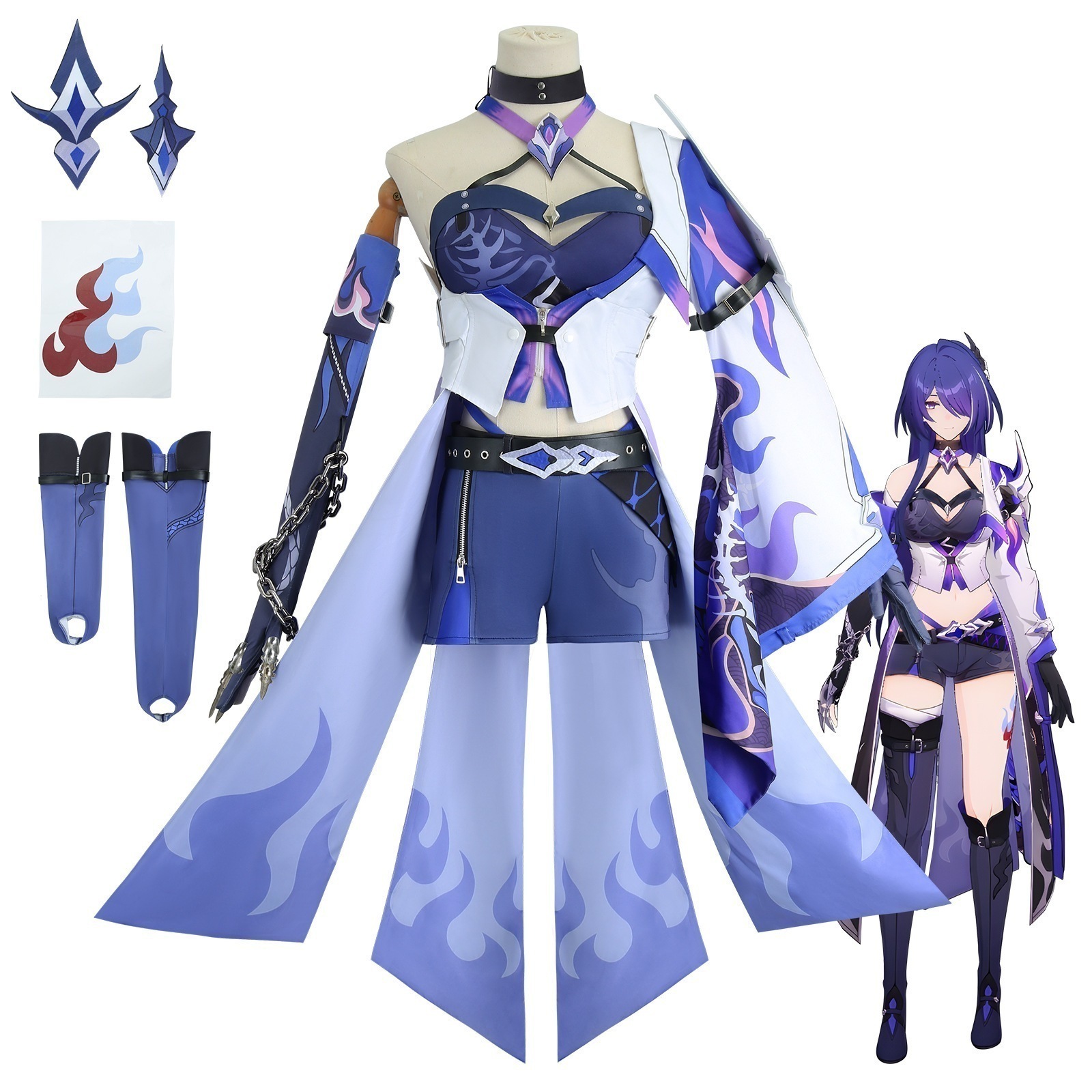 黄泉cos服崩壊星穹鉄道コスプレ衣装二次元アニメゲームコスプレ衣装セット