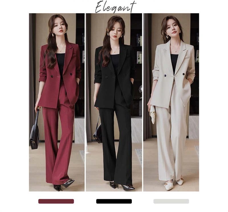 早いもの胜ち スーツ レディース セットアップ ビジネススーツ リクルートスーツ フォーマルスーツ ストレートパンツ ワイドパンツ テーラードジャケット ウェストゴム セレモニー 体型カバー ブラック