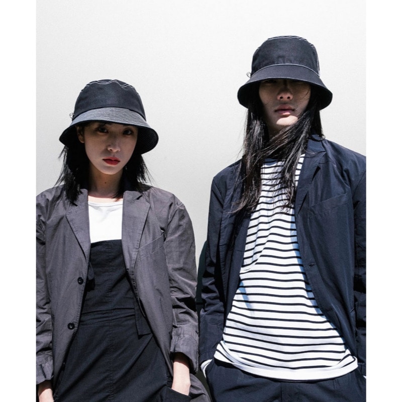 MACK BARRY / BTS RM 着用 /MCBRY W LINE BUCKET HAT