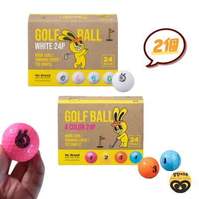 Qoo10] No Brand 48個 初級者, 中級者用ゴルフボール2 : スポーツ