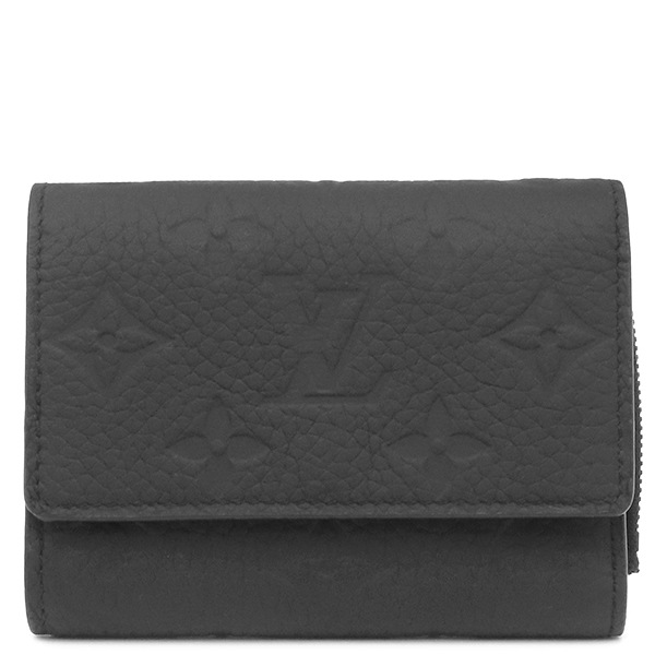 ルイヴィトン LOUIS VUITTON 三つ折り財布 ポルトフォイユ パイロット トリヨンレザー ノワール ブラック金具 黒 コンパクト財布 小銭入れ M82556 【箱】【中古】 55,517円