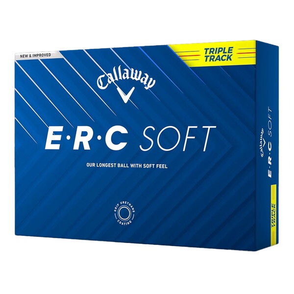 日本正規品 ERC SOFT(イーアールシーソフト) ボール 2025年モデル イエロー 1ダース(12個入り)