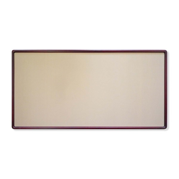 [長方形額] 木製額 縦横兼用額 色褪せ劣化防止アクリル仕様 隅丸木製長方形額（900x450mm） ブラウン 日本製