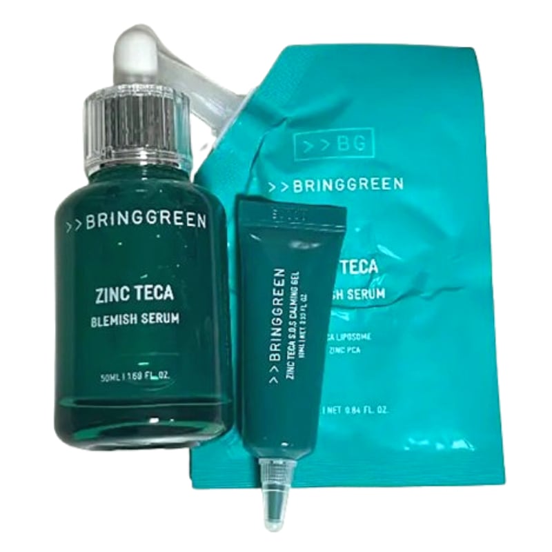 ジンクテカ トラブルセラム 50mL＋リフィル25mL＋スポットジェル10mL 皮脂ケア 整肌ケア 韓国スキンケア セット