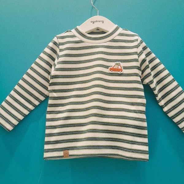 CB01 ホーク マルチ ストライプハーフネックTシャツ ホーク マルチ ストライプ ハーフネックTシャツ 01S73100 (S42594754)