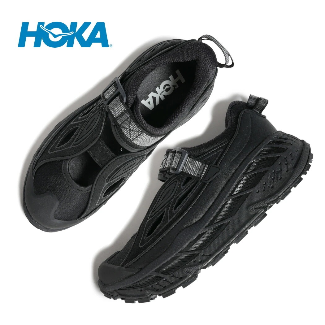 HOKA ONE ONE ホカ オネオネ STINSON BREEZE スティンソン ブリーズ スニーカー BLACK ( ブラック 黒 メリージェーン 厚底 レディース 1174450-BBNB )