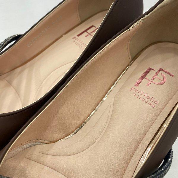 女性フラットローファー1 PFEHFP587588BRWI HSSS5A GN