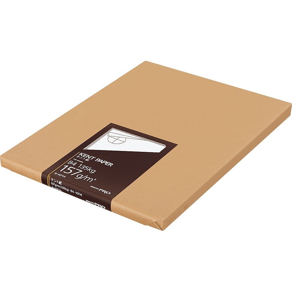（まとめ買い）高級ケント紙 B4 100枚 紙厚157g セ-KP14 [x3]