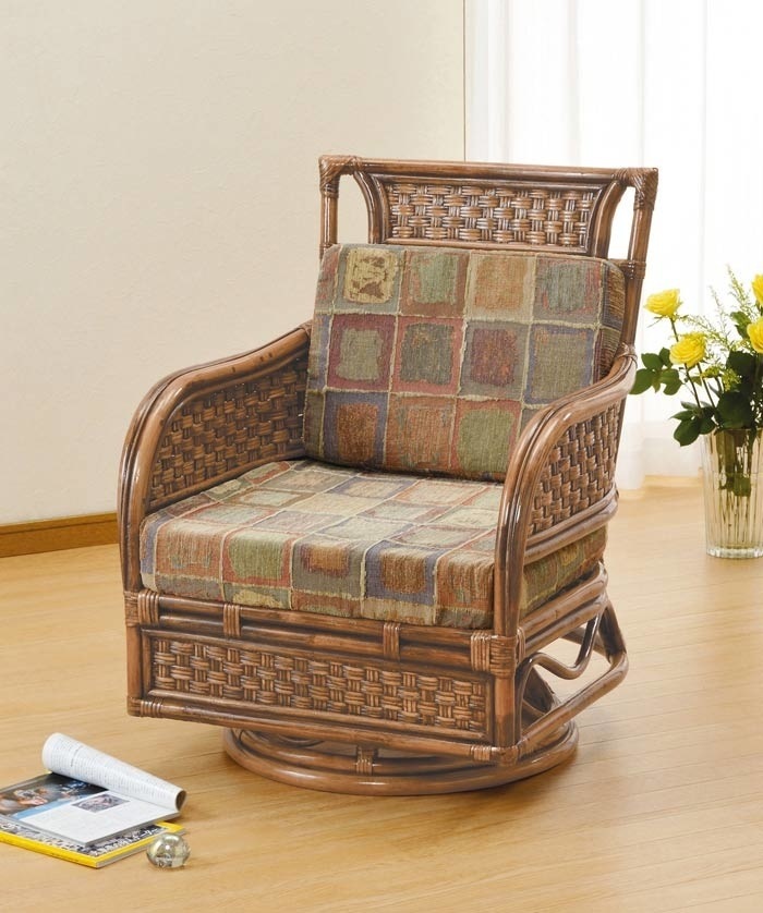 ラタン（籐） ラウンドチェアー Y700