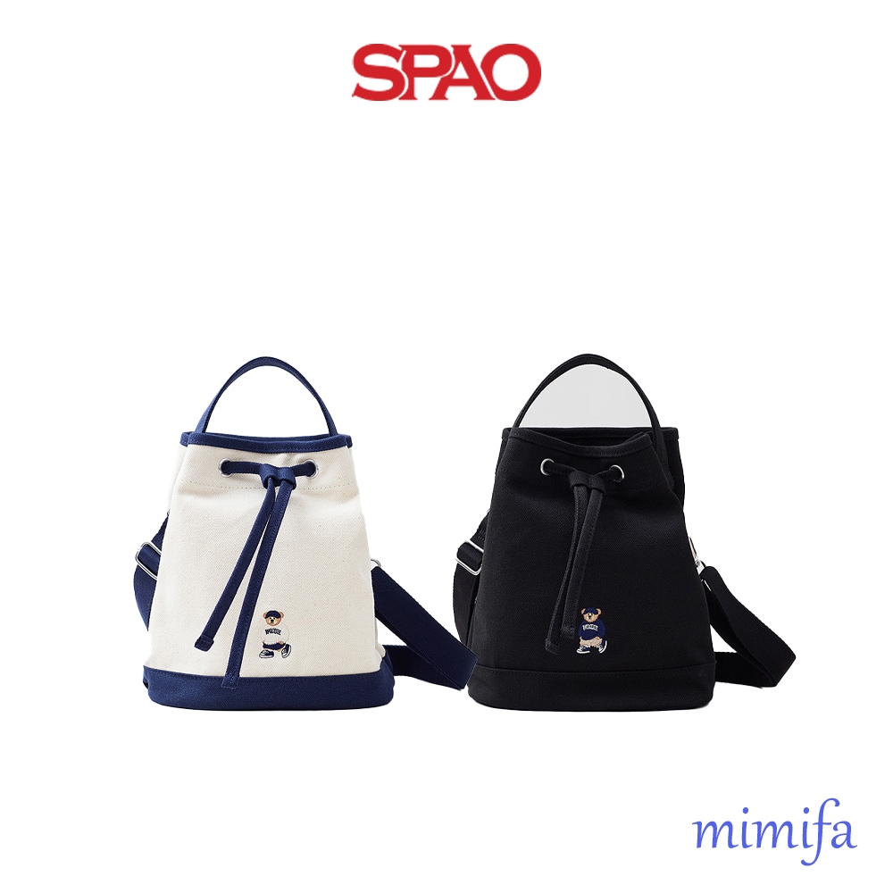 (Woody) Canvas Bucket Bag