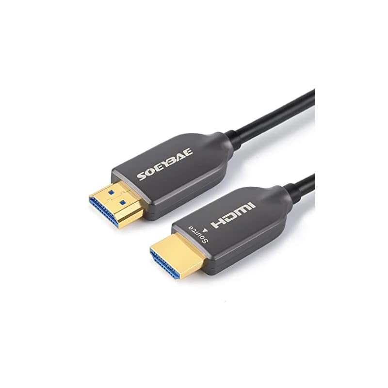 4K 光ファイバーHDMI ケーブル 30m,SOEYBAE HDMI2.0 ケーブル 4K @ 60Hz,HDR/Ultra HD 4:4:4 HDCP2.2 18Gbps超高速伝送
