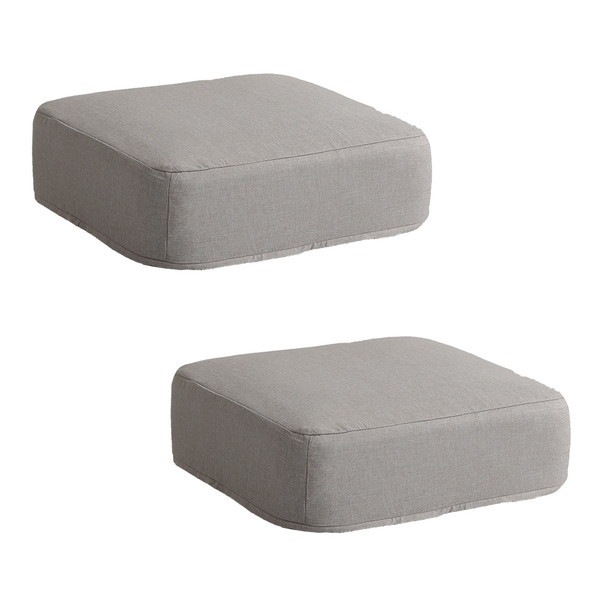 ホームテイスト SH-07-JUSQSET しっとり沈むカバーリング低反発クッション 洗濯可能なクッションカバー 角型 joue-ジュー- 同色 2個SET ベージュ メーカー直送