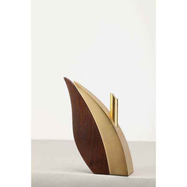 手元供養 モニュメント供養碑 いさな 金色 骨収納カプセル付