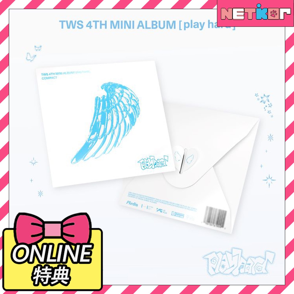 【ONLINE特典】 Compact Ver. 7種セット TWS ミニ4集アルバム Play Hard 韓国チャート反映 トゥアス