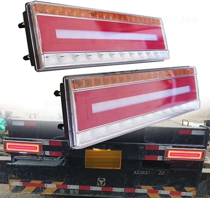 トラック LED テールランプ 24V 33cm シーケンシャル ウインカー 防水(湯沸かし器 センターカーテン アンバー t10 t20 赤 薄型 点滅 アイスブルー アンダーライト)