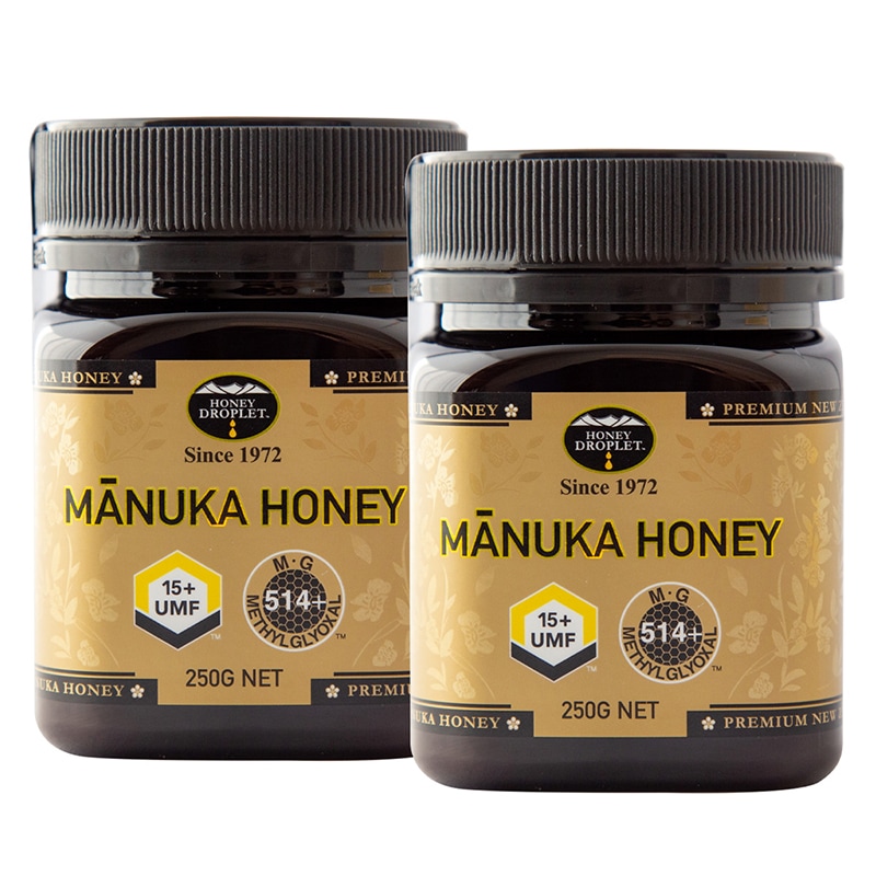 ハニージャパン マヌカハニー(37ハニー)UMF(ユニークマヌカファクター)15+　MANUKA HONEY UMF15+(250g)【2本セット】トレーサビリティ保証付き