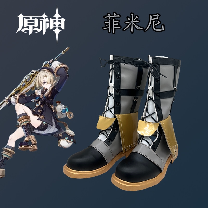 原神フォンテーヌフェミニリニートリニーシューズシューズジュニアコミコンパフォーマンスシューズ