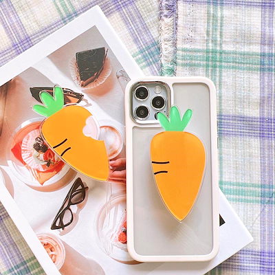 スマホグリップ 韓国 グリップトック 人参 にんじん...のサムネイル