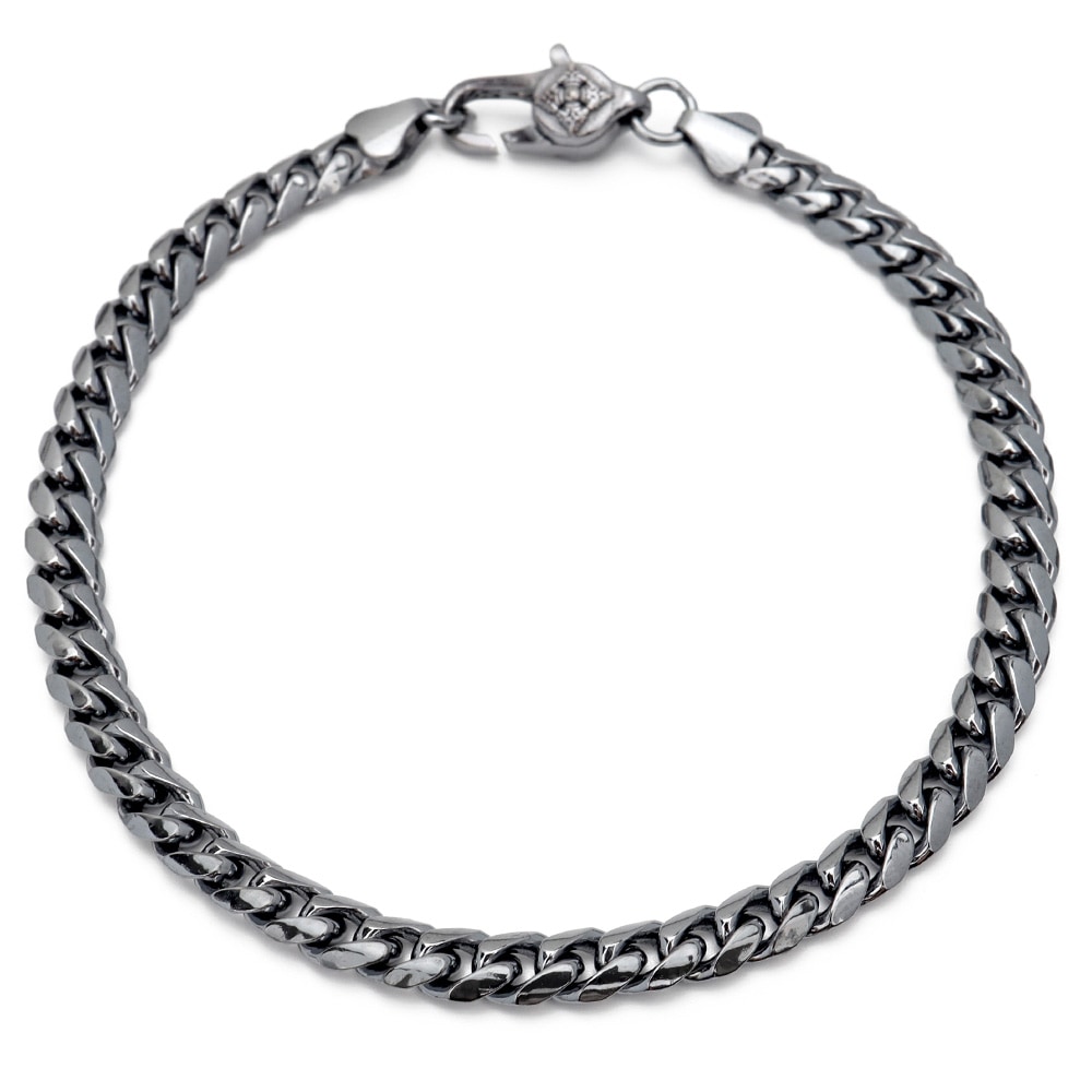 S925 喜平ブレスレット燻仕上げ [bs191-black] 11,000円