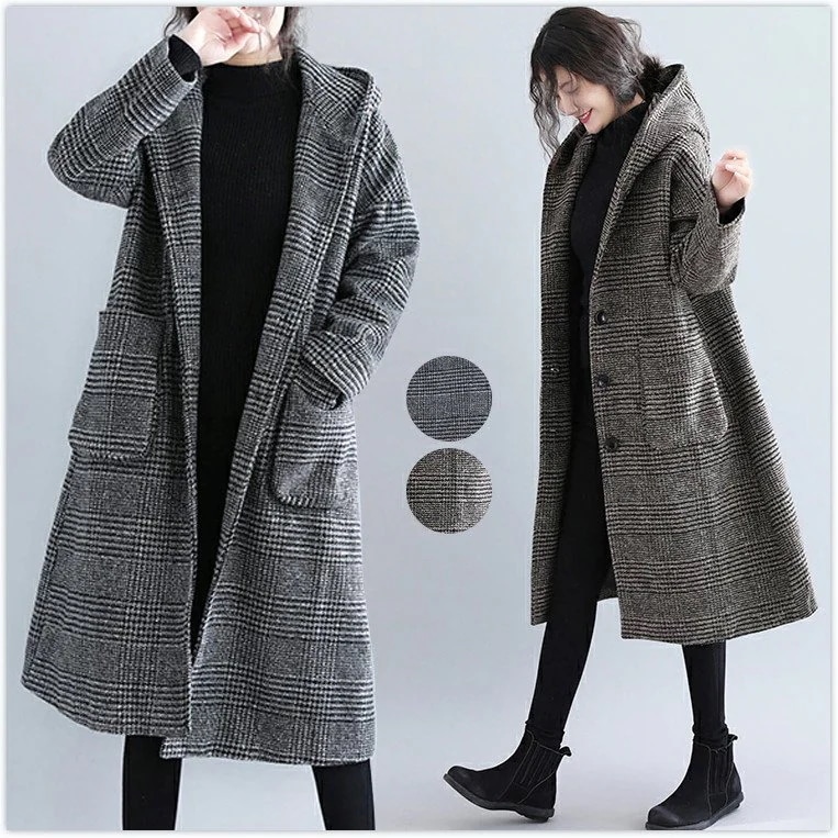 チェスターコート レディース 40代 トレンチコート コート ロングコート シルエット フー