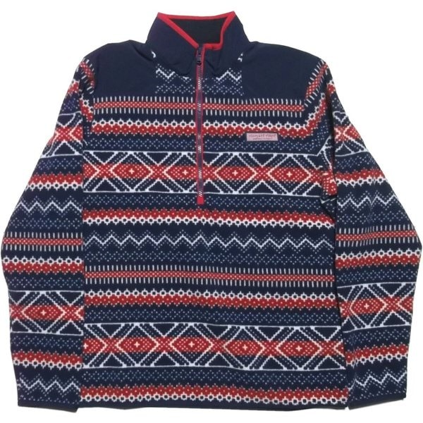ヴィニヤードヴァインズ プルオーバー フリース ブルー vineyard vines VV1-001