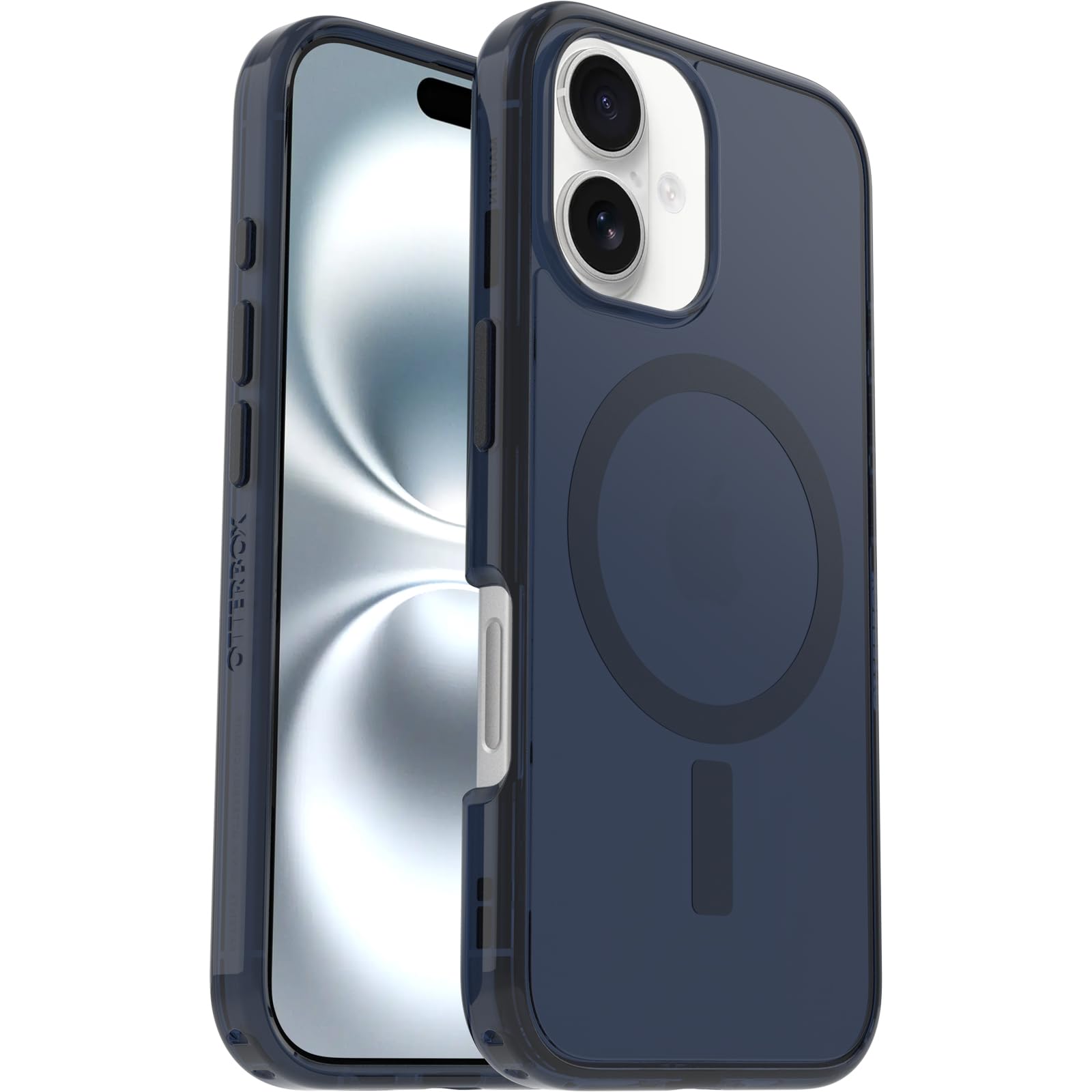 【OtterBox】全米No1ブランド 軍事規格の3倍の強度 iPhone 16用 耐衝撃 衝撃吸収 米軍MIL規格 Magsafe対応ケース Symmetry Clear耐衝撃 米軍MIL規格 ブル