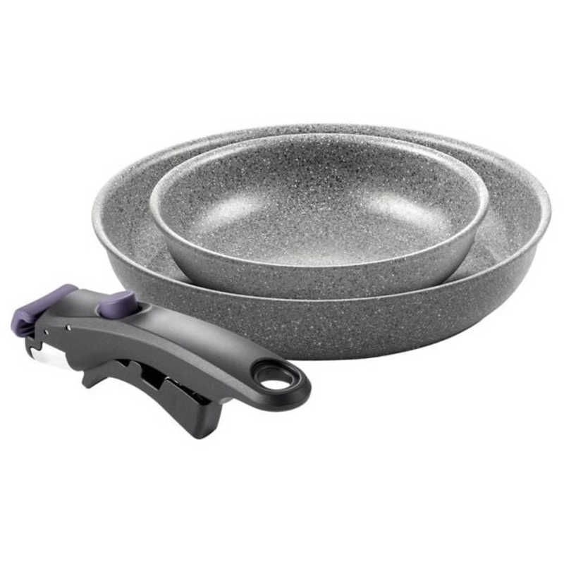 バッラリーニ　IH・ガス火対応フライパン ヴィンチ(24cm・28cmセット)　Z1029-793