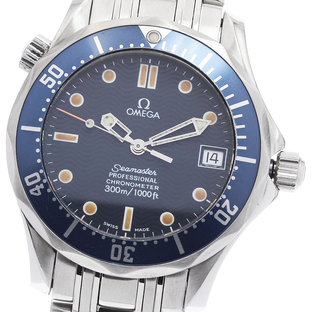 訳あり オメガ OMEGA 2551.80 シーマスター300 デイト 自動巻き ボーイズ _883955【中古】