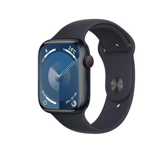 「新品」Apple Watch Series 9 GPS Cellularモデル 45mm MRMD3J/A [ミッドナイトスポーツバンド M/L]