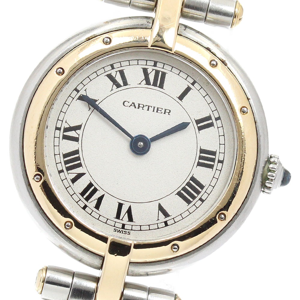 カルティエ CARTIER 84084241 パンテールSM ラウンド 1ロウ クォーツ レディース _938755【中古】