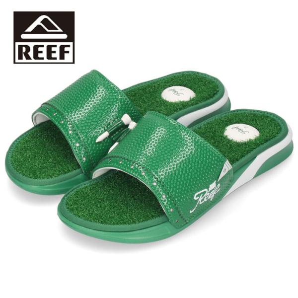 サンダル メンズ スライドサンダル シャワー スポーツサンダル CJ6301 リーフ REEF MULLIGANSLIDE ゴルフ ゴルフボール 人工芝 グリーン