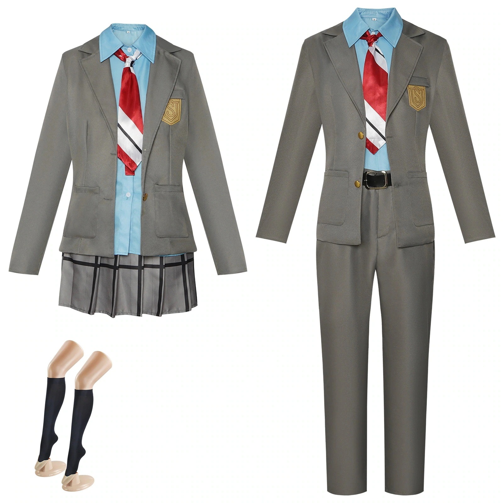 四月はあなた嘘cos服ハロウィーン宮園薫有馬公生制服コスプレ服