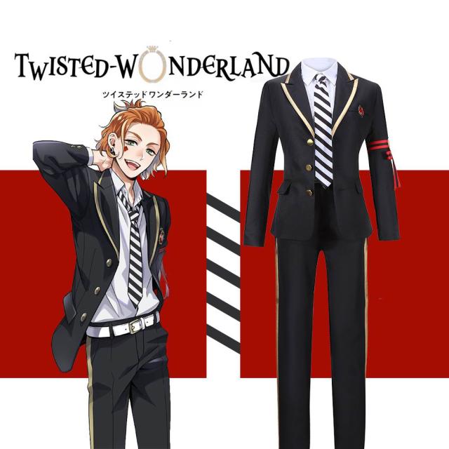 新タイプ追加 激安販売 ツイステッドワンダーランド ツイステ ハーツラビュル寮 ケイト・ダイヤモンド 制服 コスプレ衣装[CRS2326]