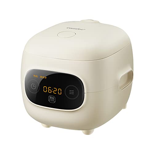COMFEE 炊飯器 2合 一人暮らし マイコン式 炊きたて 小型炊飯器 炊飯ジャー 調理 早炊き 時短 保温 予約機能対応 黑厚釜 コンパクト 持ち運び便利 かわいい炊飯器 MB-FB12X1 ベ