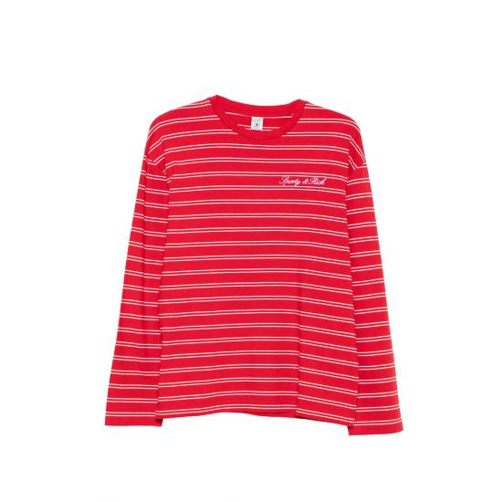 SPORTY & RICH Women Tops TO124710326RE RUBWH RED WHITE