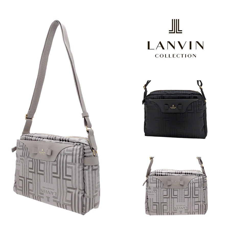 LANVIN サンマールクレア ショルダーバッグ 斜め掛け 斜め掛けバッグ 日本製 普段使い レディース 母の日 敬老の日 ギフト プレゼント ベージュ 61-6910