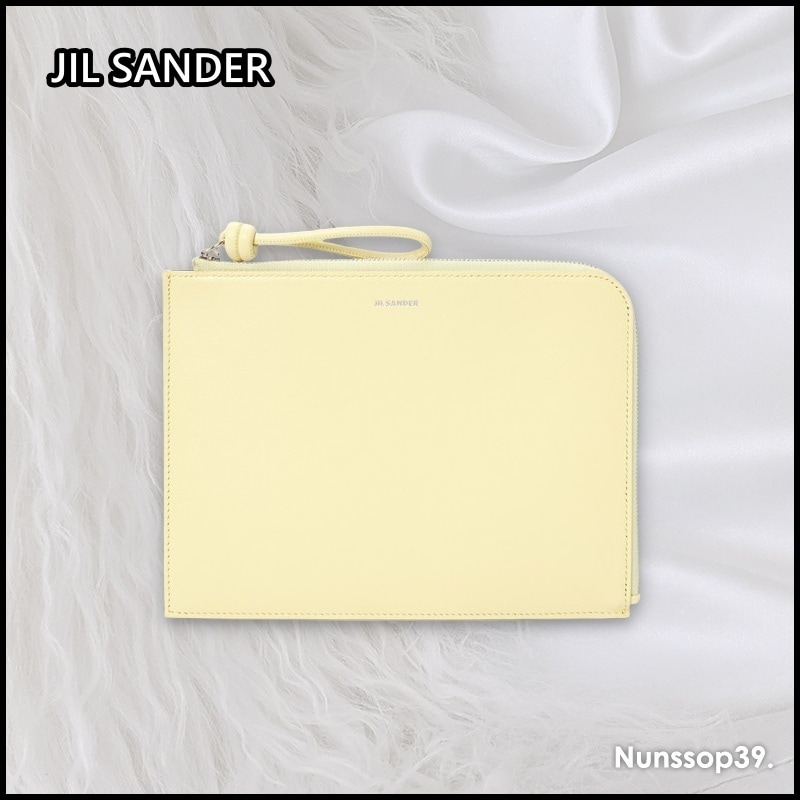 JIL SANDER J25UI0009 P5354 742 ロゴクラッチバッグ
