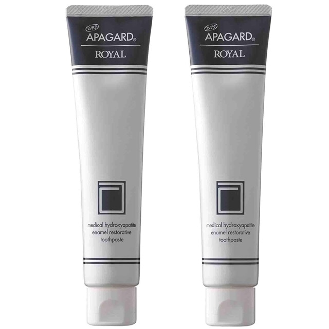 2個セット アパガードロイヤル 135g 薬用歯磨きAPAGARD 歯磨き粉 白い歯