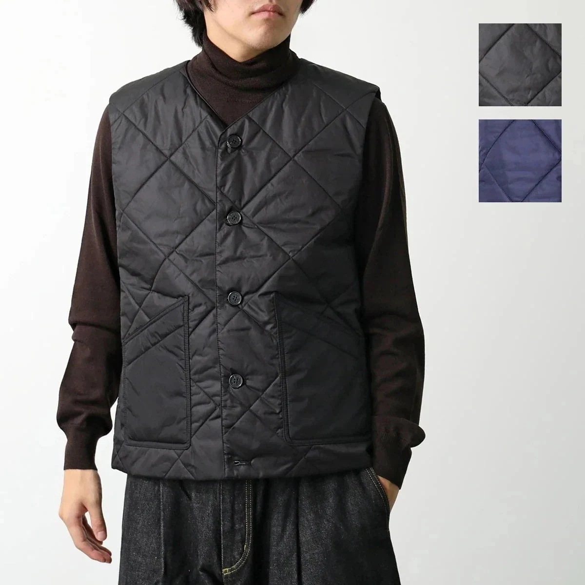 MACKINTOSH マッキントッシュ ベスト NEW HIG OCP0060 メンズ ナイロン ジレ キルティング 軽量 撥水 中綿入り カラー2色 【ts】
