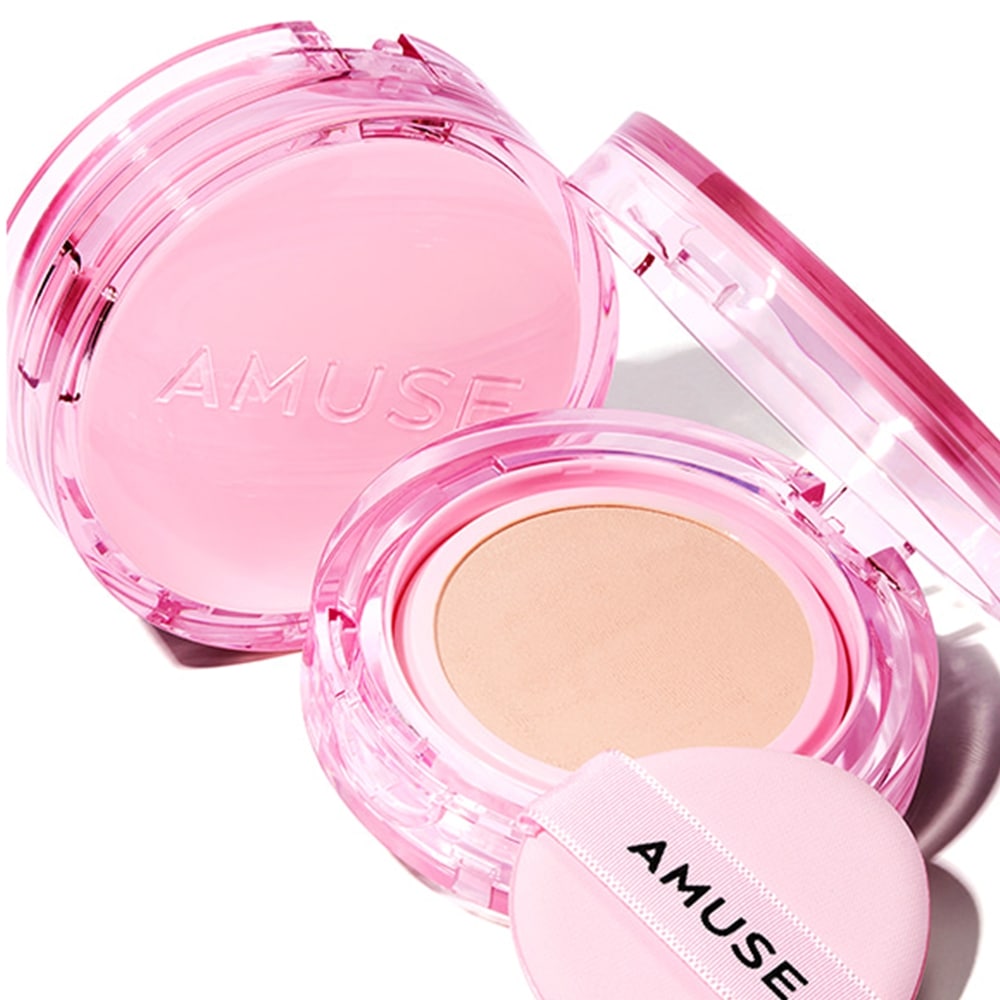 [AMUSE]DEW POWER VEGAN CUSHION + REFILL 本品+詰め替えセット