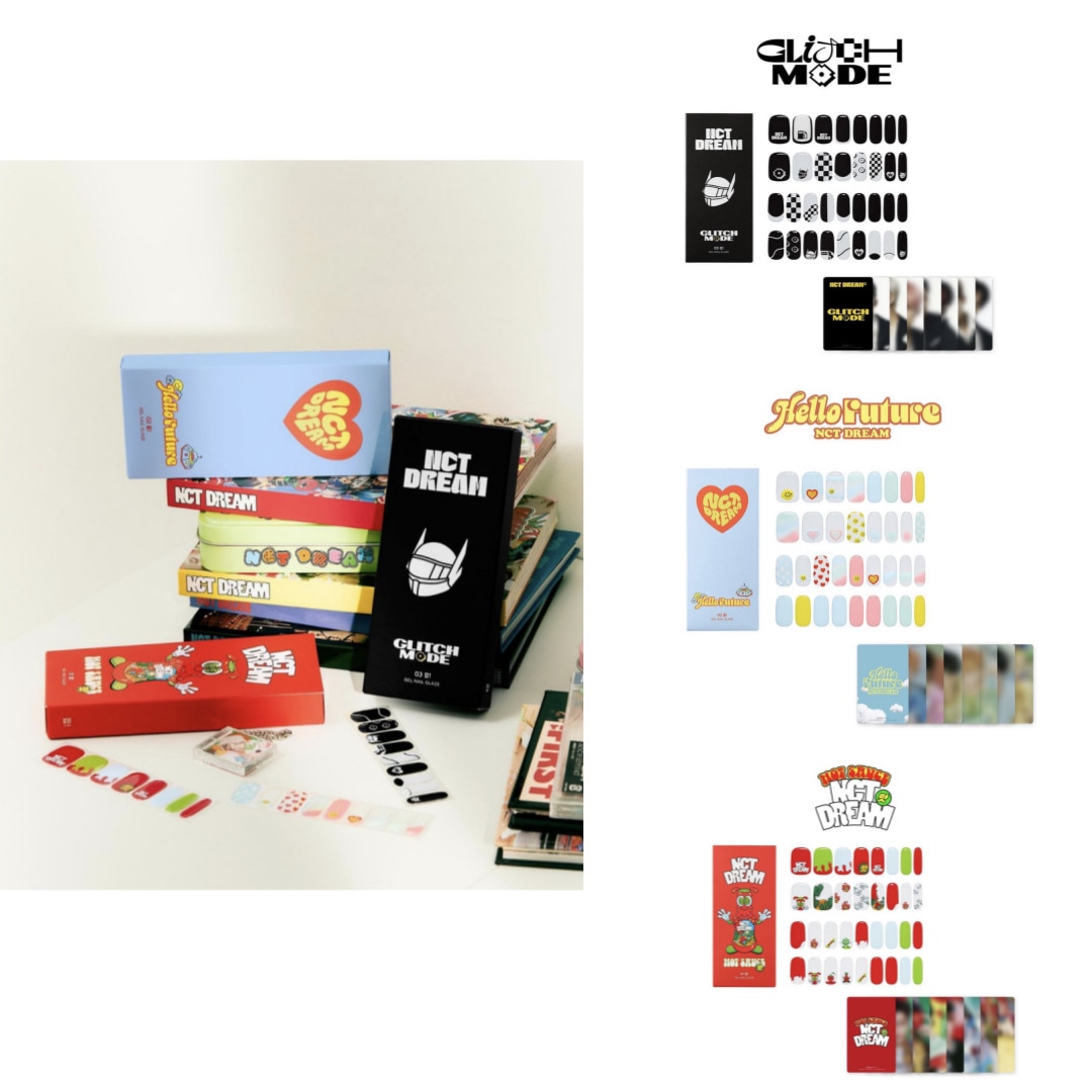 【当日出荷】単品,２種セットNCT DREAMジェルネイルGLAZE半硬化ジェルネイル2種セット