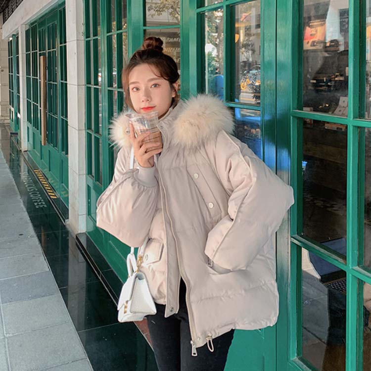 フェイクダウン中綿ジャケットフード付き中綿ブルゾンショート丈アウターレディース秋冬中綿コートブルゾン羽織りはおりゆったり大きいサイズ大人きれいめカジュアル防寒フェイクダウンジャケット冬