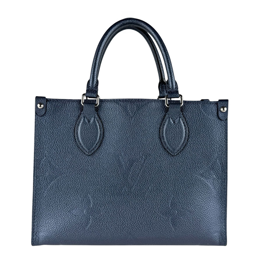 ルイ ヴィトン LOUIS VUITTON ハンドバッグ ショルダーバッグ モノグラム アンプラント オンザゴーPM モノグラムアンプラント メタリックブルー レディース M58956 z9673