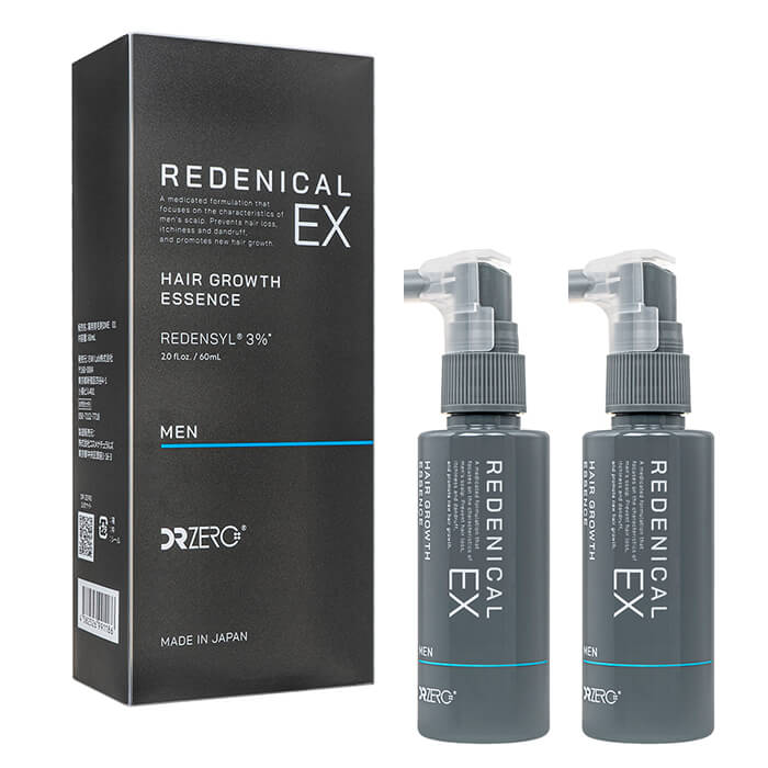 【医薬部外品】ドクターゼロ リデニカル EXヘアグロースエッセンス 男性用 60ml 2本 リデンシル配合 薬用育毛剤　到着日時指定不可　【FTL国内出荷】