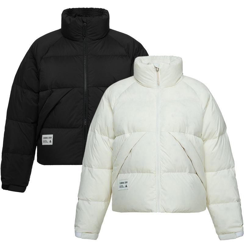 25年新作 bccクライミング 女性 ミドル級 パディング 環境に優しいリサイクルパファークロップ ダウンジャケット 1BYPAWU520